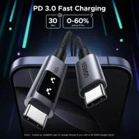 Дата кабель USB-C to USB-C 1.0m PD 100W L509 black Ugreen (35501) - Изображение 4