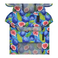 Дощовик для тварин WAUDOG Clothes Накидка з капюшоном Інжир M (357-4053) - 4