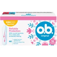 Тампони o.b. Original Normal 16 шт. (3574660089318/3574661350134) - 1