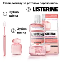 Ополіскувач для порожнини рота Listerine Professional Захист ясен+ 500 мл (3574661860503) - 8