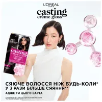 Фарба для волосся L'Oreal Paris Casting Creme Gloss 1021-Світло-світло-русявий перламутровий (3600521831755/3600521831939) - Зображення 3