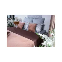 Покривало Руно двостороннє VeLour Коричневе 150 х 220 см (360.55_Cappuccino) - 5