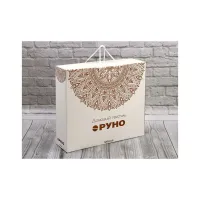 Покривало Руно двостороннє VeLour Коричневе 150 х 220 см (360.55_Cappuccino) - 10