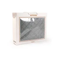 Покривало Руно двостороннє декоративне Velour Dark Grey ромб 150х220 см (360.55_Dark Grey ромб) - Зображення 10