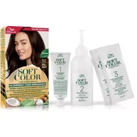 Фарба для волосся Wella Soft Color Безаміачна 30 - Темно-коричневий (3614228865869) - 5