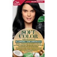 Фарба для волосся Wella Soft Color Безаміачна 20 - Чорний (3614228865883) - 2