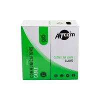 Кабель мережевий Atcom UTP 305м cat.5e Standart CCA (3799) - 2