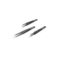 Пінцет Tolsen 3 шт нержавійка антистатичне покриття (38085) - Зображення 5