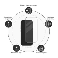 Скло захисне Drobak Samsung Galaxy A26 Black Frame A+ (383867) - Зображення 4