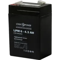 Батарея до ДБЖ LogicPower LPM 6В 4.5 Ач (3860) - Зображення 2