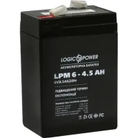 Батарея до ДБЖ LogicPower LPM 6В 4.5 Ач (3860) - Зображення 3