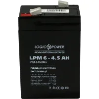 Батарея до ДБЖ LogicPower LPM 6В 4.5 Ач (3860) - Зображення 1