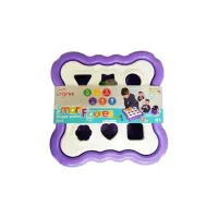 Розвиваюча іграшка Tigres сортер Розумні фігурки 10 елементів (фіолетовий) (39520) - 2