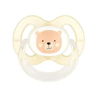 Пустушка Baby-Nova Forest Animals 6-18 міс. персикова/бирюзова 2 шт (3962321) - 2