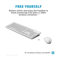 Комплект HP 230 Wireless UA White (3L1F0AA) - 3