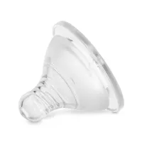 Соска Baboo силиконовая (2 шт), широкий горлышко, поток для густой жидкости, 6+ мес (4-113) - Изображение 3