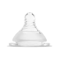 Соска Baboo силиконовая (2 шт), широкий горлышко, поток для густой жидкости, 6+ мес (4-113) - Изображение 1