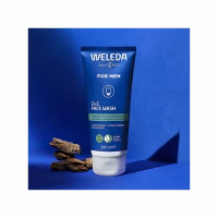 Гель для умывания Weleda For Men 2 в 1 Для лица и бороды 100 мл (4001638589567) - Image 3