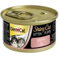 Консерви для котів GimCat Shiny Kitten Для кошенят з куркою 70 г (4002064413341) - 1