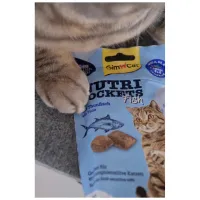 Ласощі для котів GimCat Nutri Pockets Fish Тунець 60 г (4002064419633) - 6