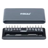 Набір викруток Sigma з бітами 1/4 "24шт CrV для мобільних телефонів (пласт кейс) (4003251) - 1