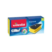 Губки кухонні Vileda Glitzi Plus Для сильно забрудненого посуду 3 шт. (4003790001444) - 1