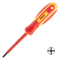 Викрутка Sigma діелектрична хрестова PH1x80мм 1000В CrV (4008141) - 1