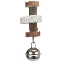 Игрушка для птиц Trixie подвесная с вулканическим камнем 16 см (4011905589510) - Изображение 3