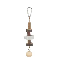 Игрушка для птиц Trixie подвесная с вулканическим камнем 16 см (4011905589510) - Изображение 1