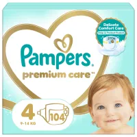 Підгузки Pampers Premium Care Maxi Розмір 4 (9-14 кг) 104 (4015400465447) - 1