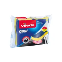 Губки кухонні Vileda Glitzi Ceran Для склокерамічних поверхонь 2 шт. (4023103140448) - 1