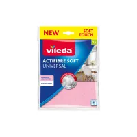 Серветки для прибирання Vileda Actifibre Soft З мікрофібри 1 шт. (4023103240834) - 1
