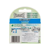 Змінні касети Wilkinson Sword Quattro Titanium Sensitive 4 шт. (4027800509805) - 2
