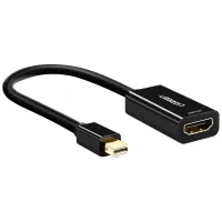 Перехідник Mini DisplayPort M to HDMI F 4K 30Hz black Ugreen (40360) - Зображення 2