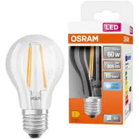 Лампочка Osram LED CL A60 6,5W/840 230V FIL E27 (4058075112308) - Зображення 1