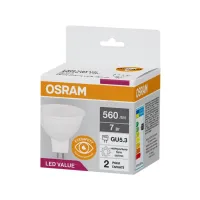 Лампочка Osram LED VALUE, MR16, 7W, 4000K, GU5.3 (4058075689343) - Изображение 2
