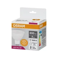 Лампочка Osram LED VALUE, MR16, 8W, 4000K, GU5.3 (4058075689459) - Изображение 2