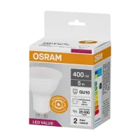 Лампочка Osram LED VALUE, PAR16, 5W, 4000K GU10 (4058075689541) - Изображение 2