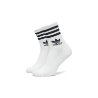 Шкарпетки Adidas Crew Sock 3str IL5023 білий сірий, чорний S (37-39) (4066762038404) - Зображення 4