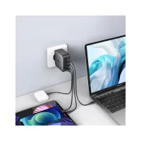 Зарядний пристрій Ugreen 4xUSB 100W (3xUSB-C+USB-A) Gan Tech Fast GAN Charger black CD226 (40747) - 6