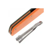 Ніж SRM Qrick, Sandvik14C28N, G10, помаранчево-зелений (408L-GX) - Зображення 6