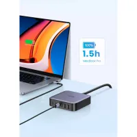 Зарядний пристрій Ugreen 6xUSB 200W (4хUSB-C+2xUSB-A) Gan CD271 (40914) - 5