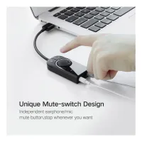 Звукова плата Ugreen CM129 black (40964) - 4