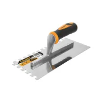 Затирка Tolsen нержавійка 280х120 мм зуб 10 мм Ерго ручка (41017) - Изображение 1