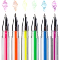 Ручка гелева Yes Neon набір 6 шт (411706) - Зображення 4