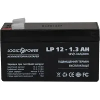 Батарея до ДБЖ LogicPower LPM 12В 1.3 Ач (4131) - 4