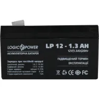 Батарея до ДБЖ LogicPower LPM 12В 1.3 Ач (4131) - 1