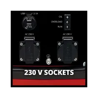 Генератор Einhell інверторний TC-IG 2000, 230В (1 фаза), 1.8/2kW, ручний старт, 21.6кг (4152590) - 5