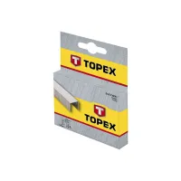Скоби для будівельного степлера Topex 10 мм, 1000 шт, тип J (41E310) - 2