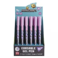 Ручка гелевая Yes пиши-стирай Minecraft.Spring 0,5 мм, синяя (420468) - Изображение 3